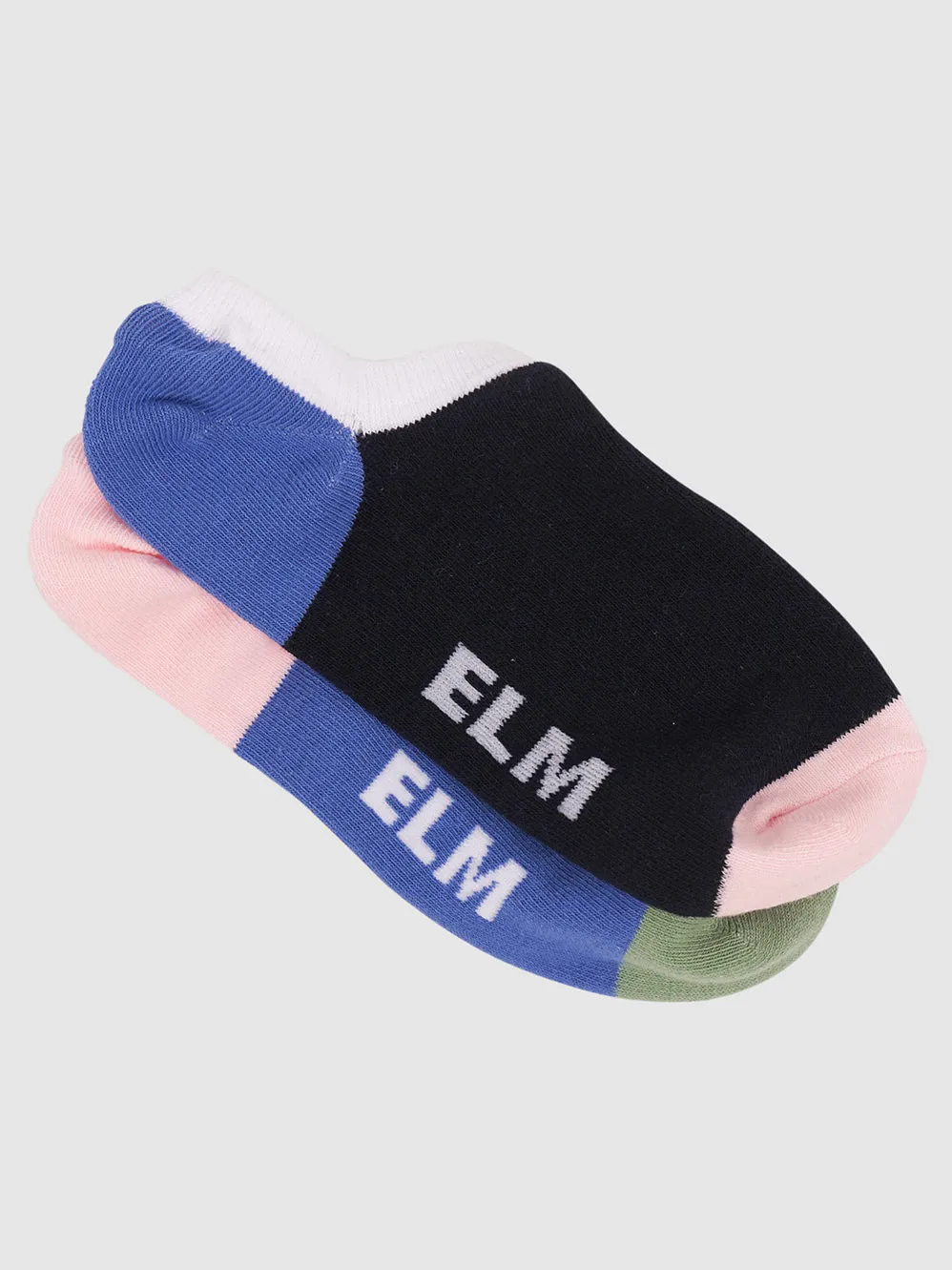 ELM 2 PACK HOLIDAY SUN NO SHOW SOCKS sold by ENNI