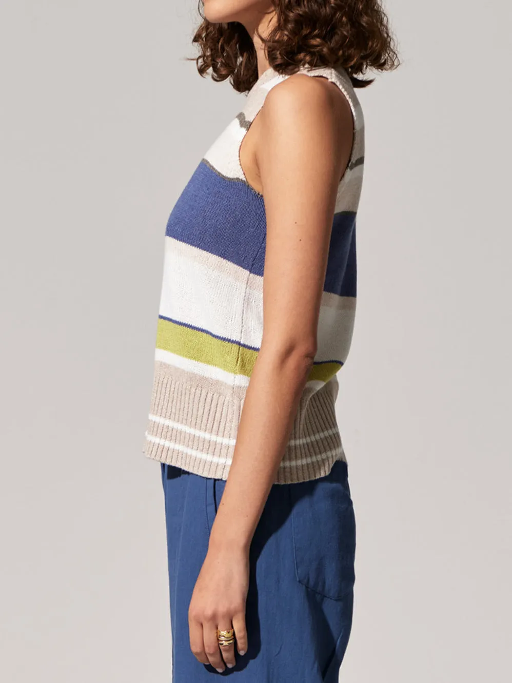 POL ESTEL MULTI STRIPE TANK sold by ENNI product image thumbnail 2