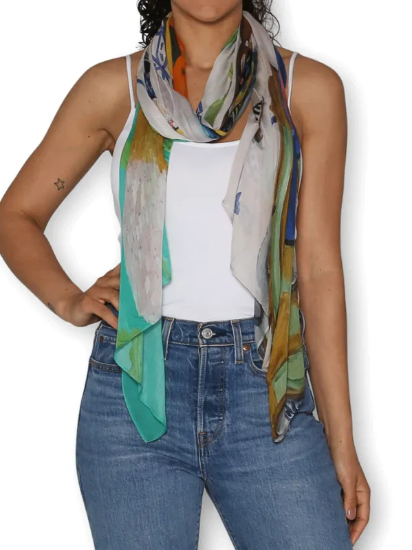 THE ARTISTS LABEL SOME MORNINGS ARE BRIGHTER SCARF sold by ENNI