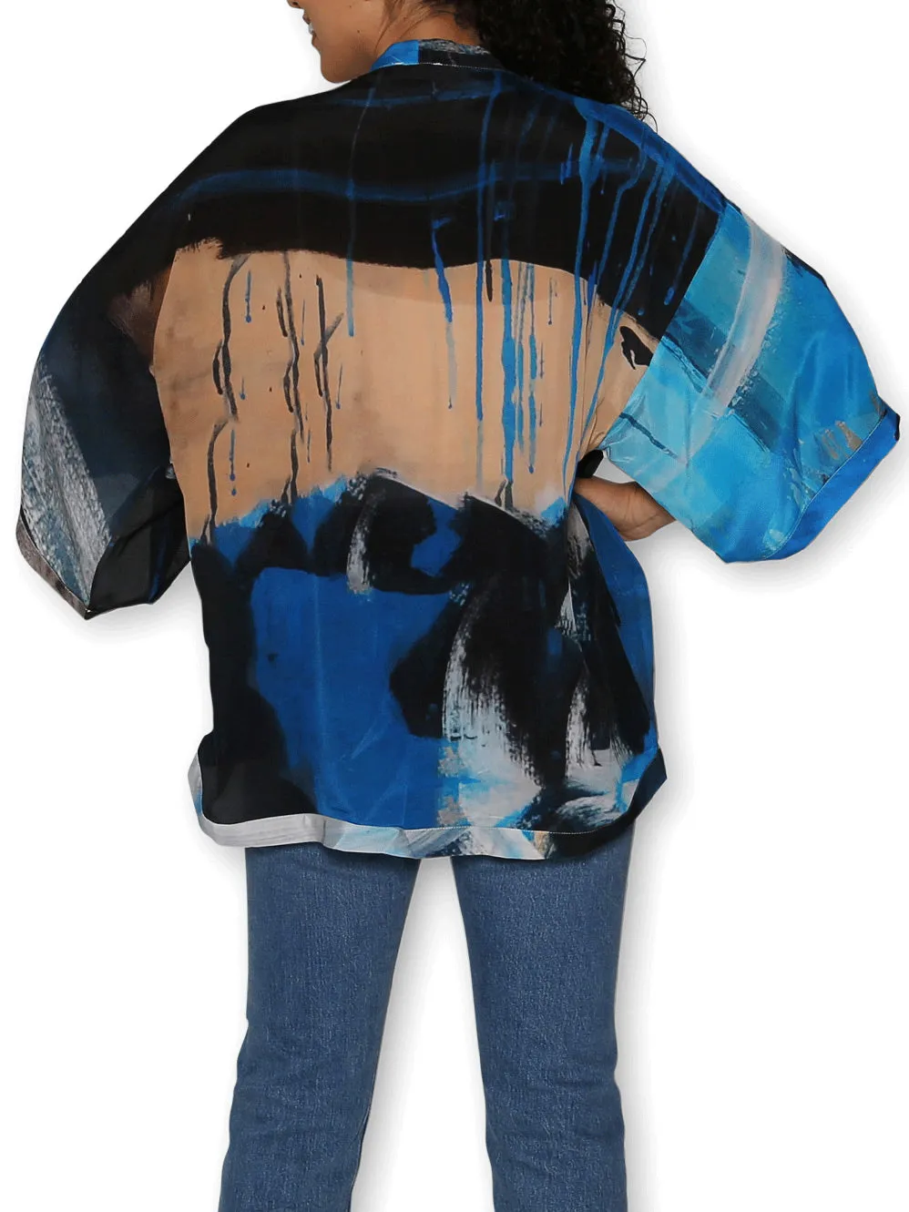 THE ARTISTS LABEL BLUES & ROOTS SILK KIMONO sold by ENNI product image thumbnail 3