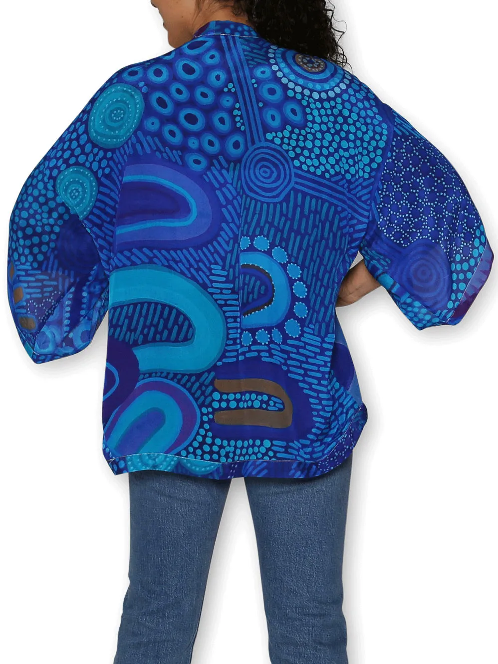 THE ARTISTS LABEL NATURES WONDERS SILK KIMONO sold by ENNI product image thumbnail 3