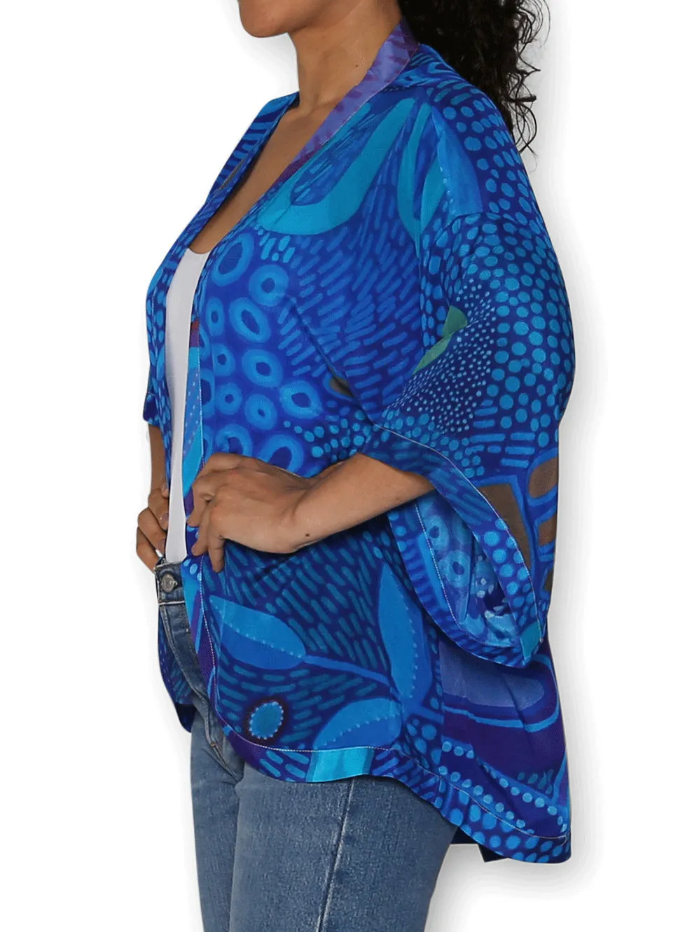 THE ARTISTS LABEL NATURES WONDERS SILK KIMONO sold by ENNI product image thumbnail 2