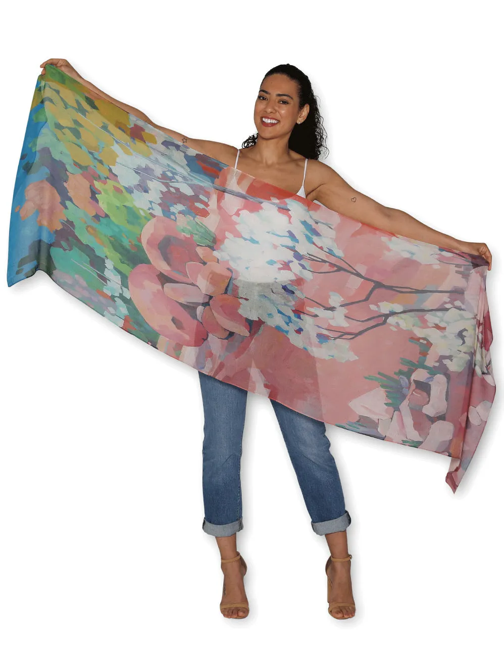 THE ARTISTS LABEL PINK GRANITE SCARF sold by ENNI product image thumbnail 2