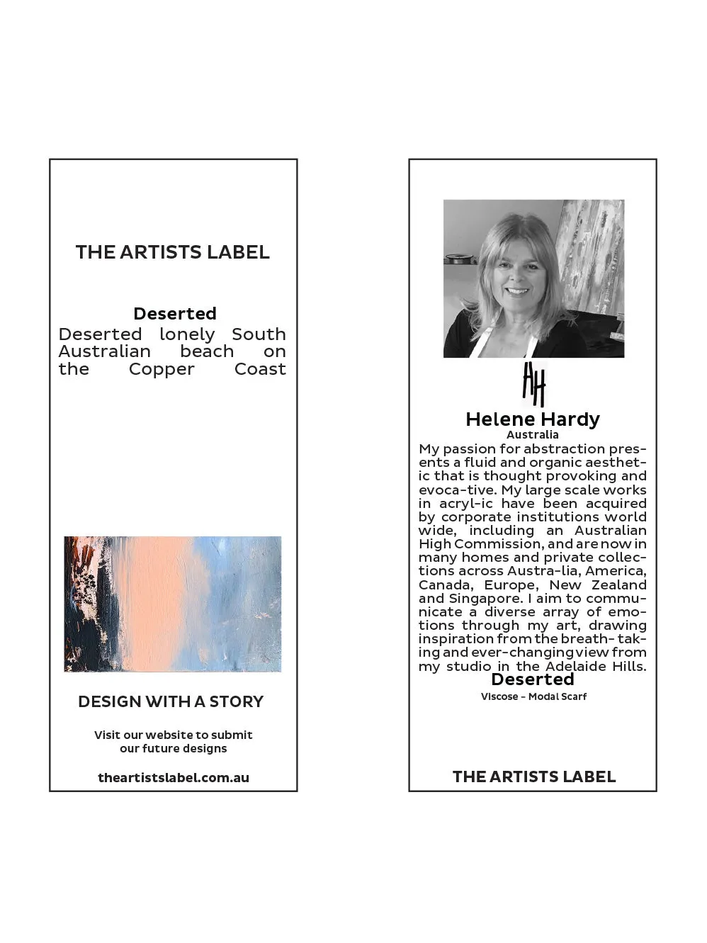THE ARTISTS LABEL DESERTED SCARF sold by ENNI product image thumbnail 3