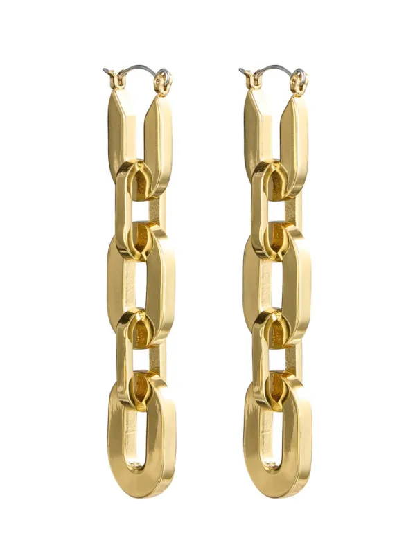 BLING BAR CATENA DROP EARRINGS sold by ENNI