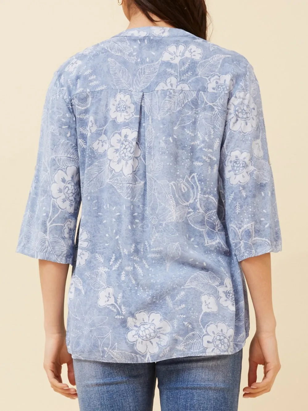 BOTTEGA MODA 3/4 SLEEVE TOP WITH SEQUINS sold by ENNI product image thumbnail 3