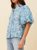 SHORT PUFF SLEEVE BUTTON BLOUSE sold by ENNI