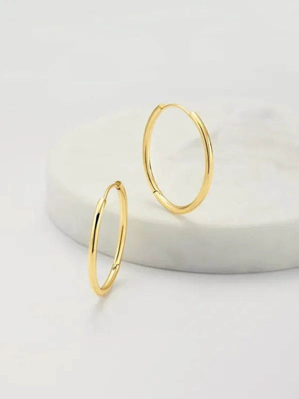 ZAFINO DELILAH HOOP - LARGE sold by ENNI