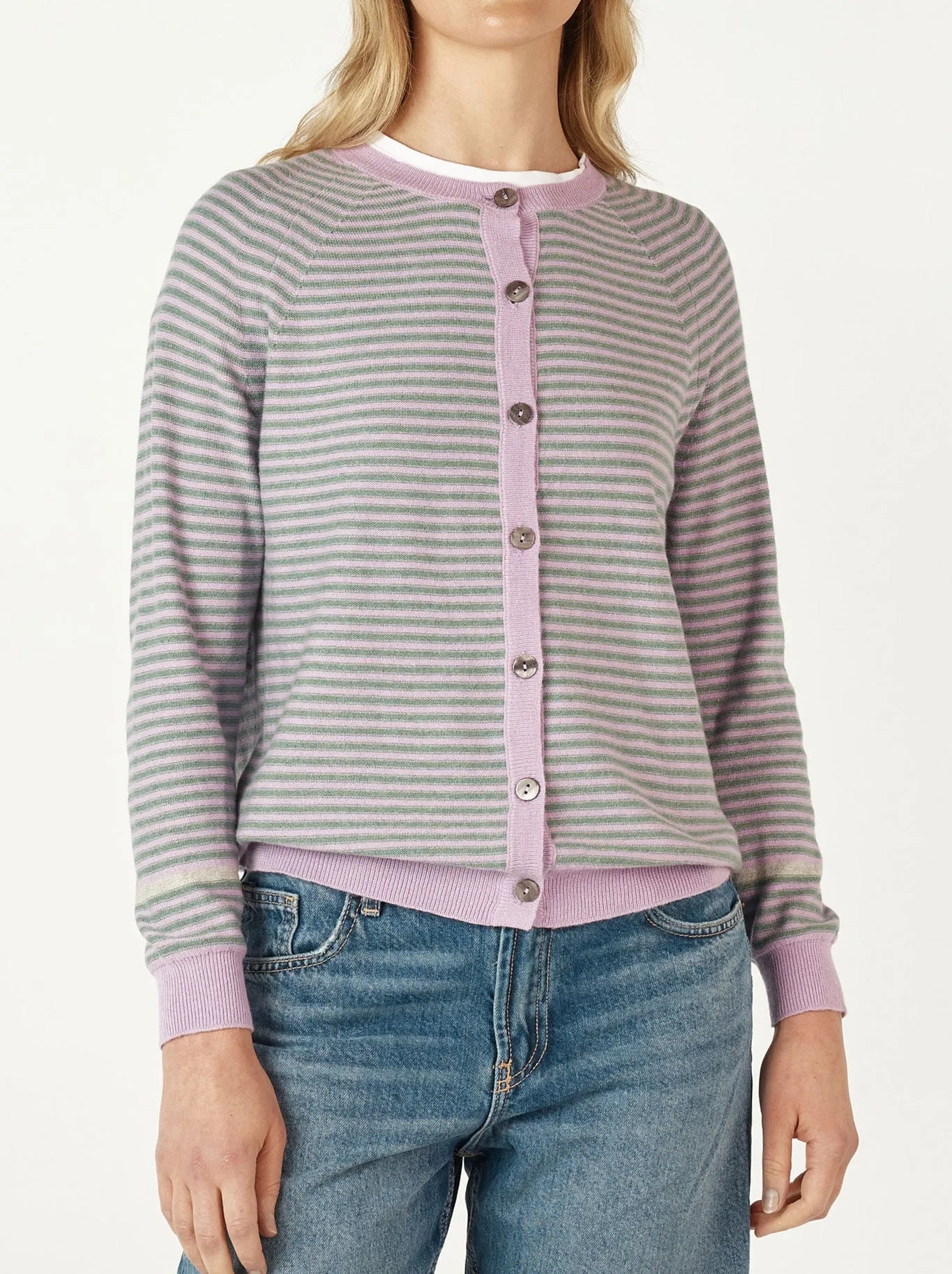 ZAKET & PLOVER ESSENTIAL STRIPE CARDI sold by ENNI