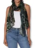 THE ARTISTS LABEL PAINTED LACE WOOL SCARF sold by ENNI