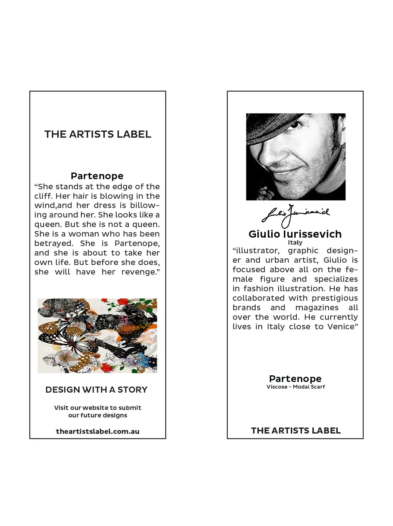 THE ARTISTS LABEL PARTENOPE SCARF sold by ENNI product image thumbnail 3