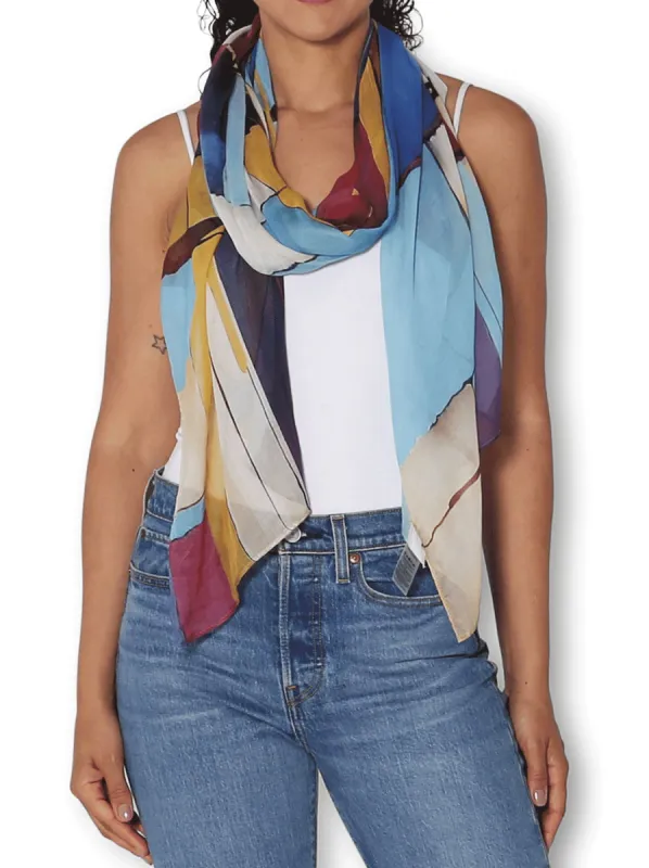 THE ARTISTS LABEL BAUHAUS STROKES SCARF sold by ENNI