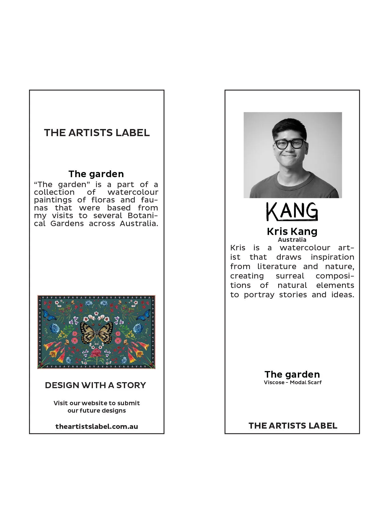THE ARTISTS LABEL THE GARDEN SCARF sold by ENNI product image thumbnail 3