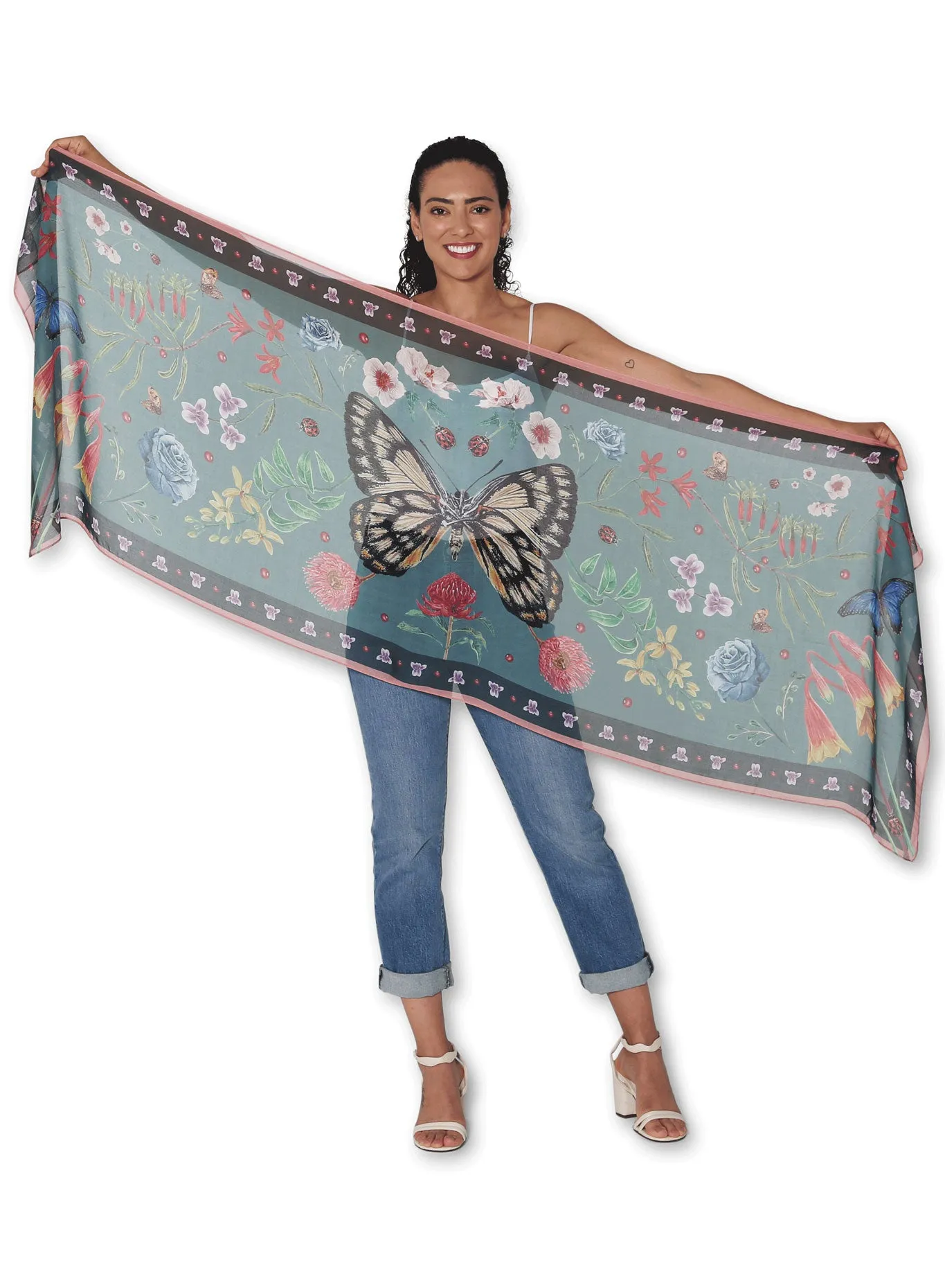 THE ARTISTS LABEL THE GARDEN SCARF sold by ENNI product image thumbnail 2