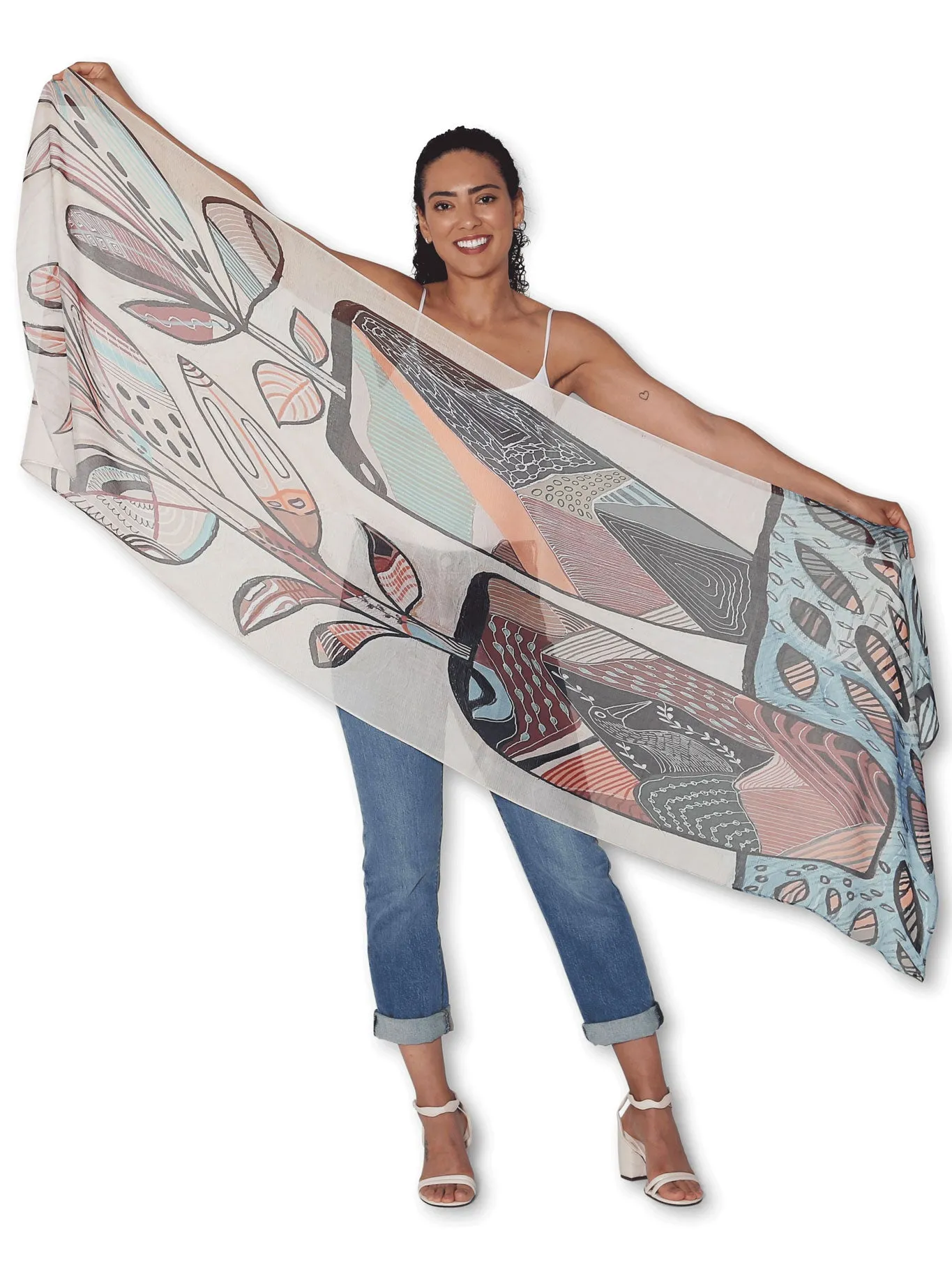 THE ARTISTS LABEL POTTED PLANTS SCARF sold by ENNI product image thumbnail 2