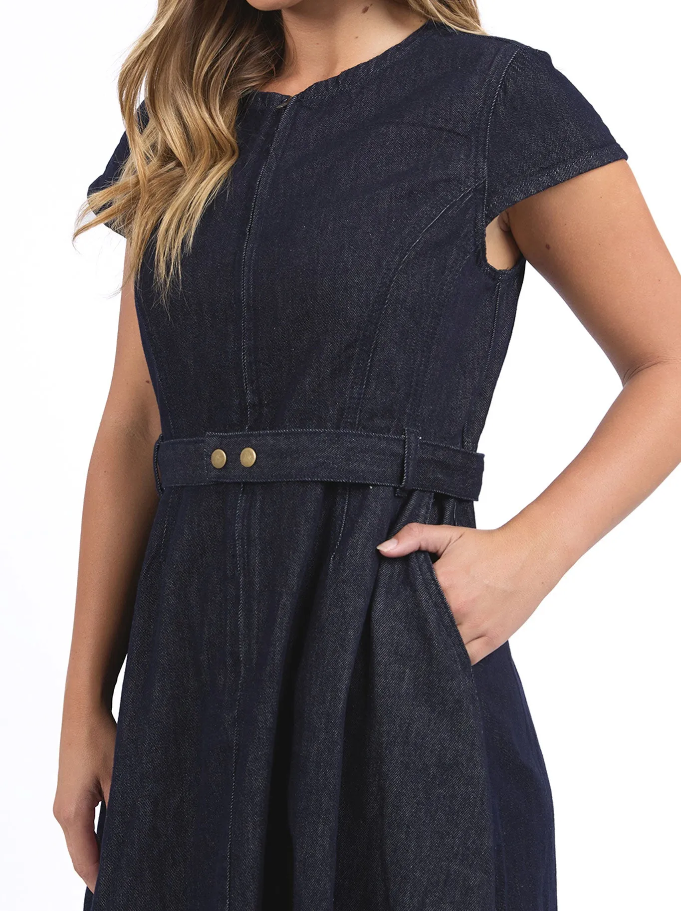 FOXWOOD SANDER DENIM DRESS sold by ENNI product image thumbnail 3