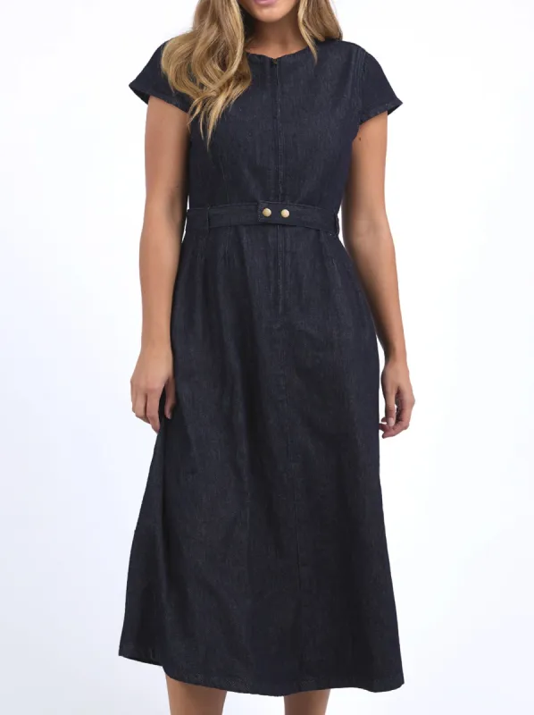 FOXWOOD SANDER DENIM DRESS sold by ENNI
