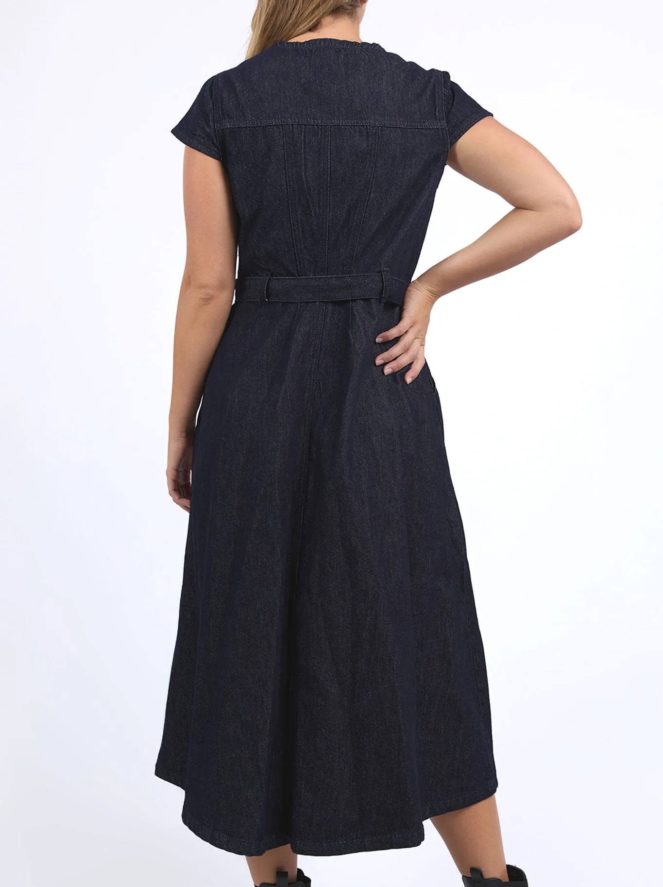 FOXWOOD SANDER DENIM DRESS sold by ENNI product image thumbnail 4
