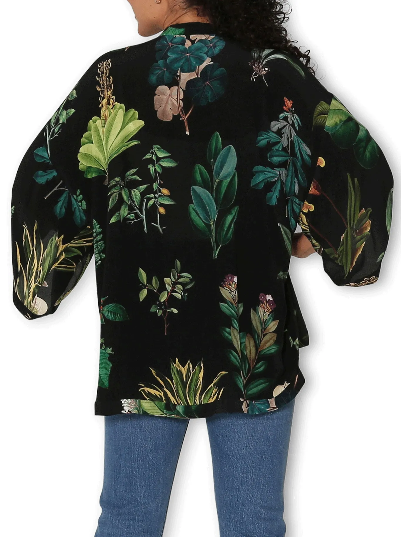 THE ARTISTS LABEL ANCIENT BOTANY SILK KIMONO sold by ENNI product image thumbnail 2