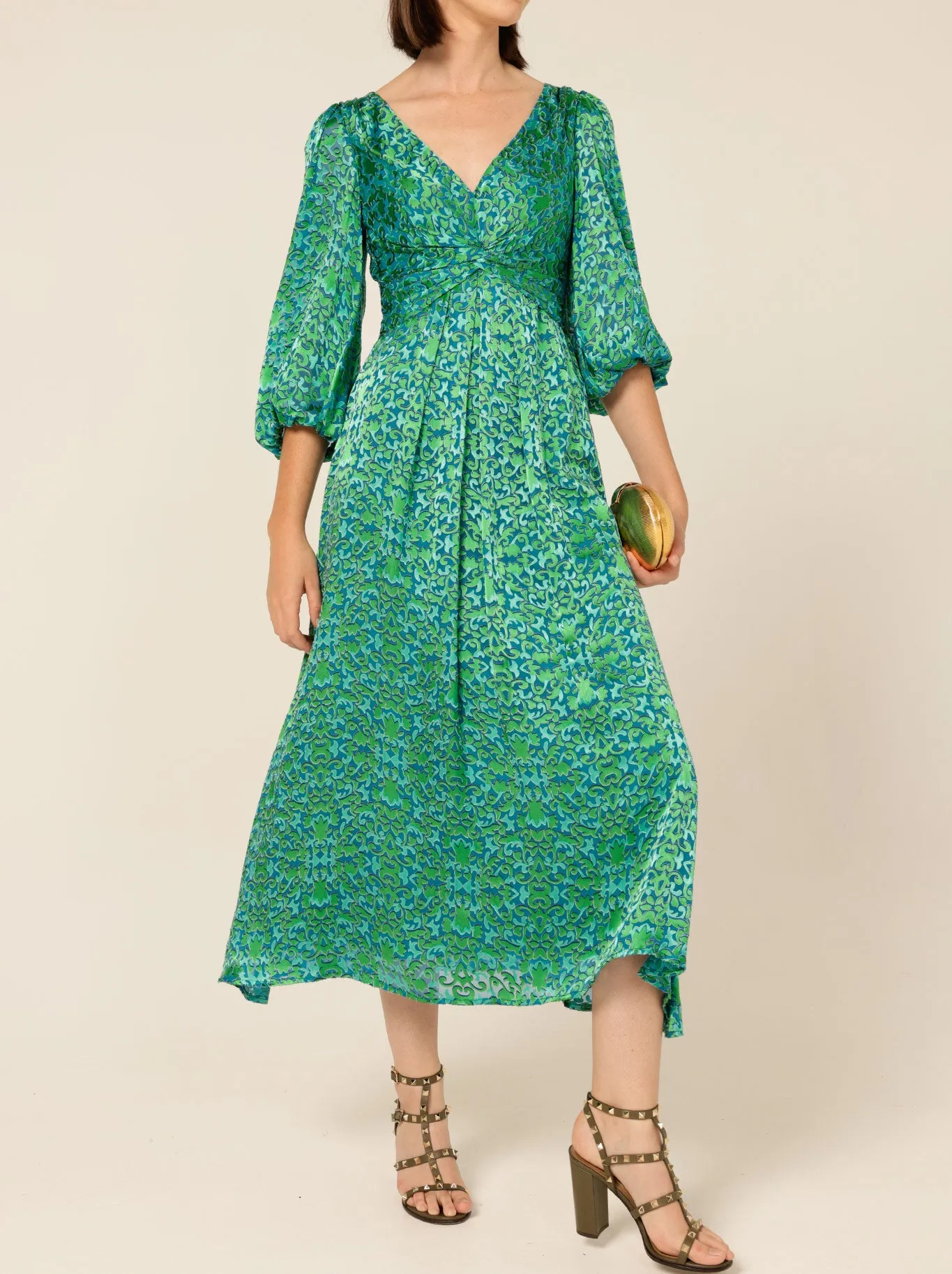 SACHA DRAKE ETHERAL EDEN MIDI DRESS sold by ENNI product image thumbnail 2