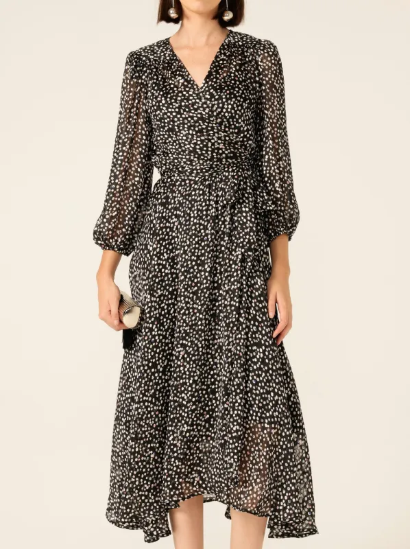 SACHA DRAKE MOONLIT MAZE WRAP DRESS made by ENNI