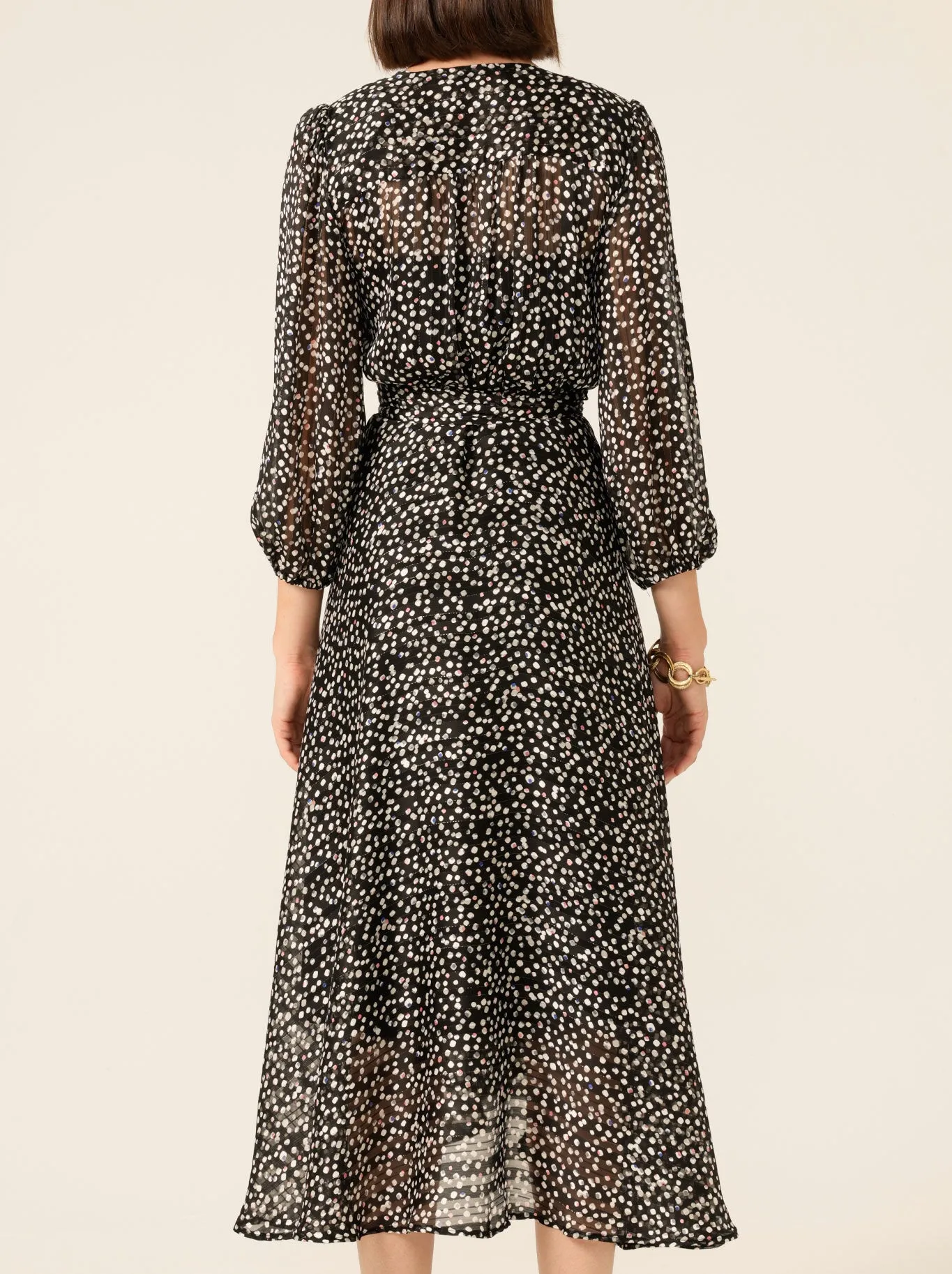 SACHA DRAKE MOONLIT MAZE WRAP DRESS sold by ENNI product image thumbnail 4