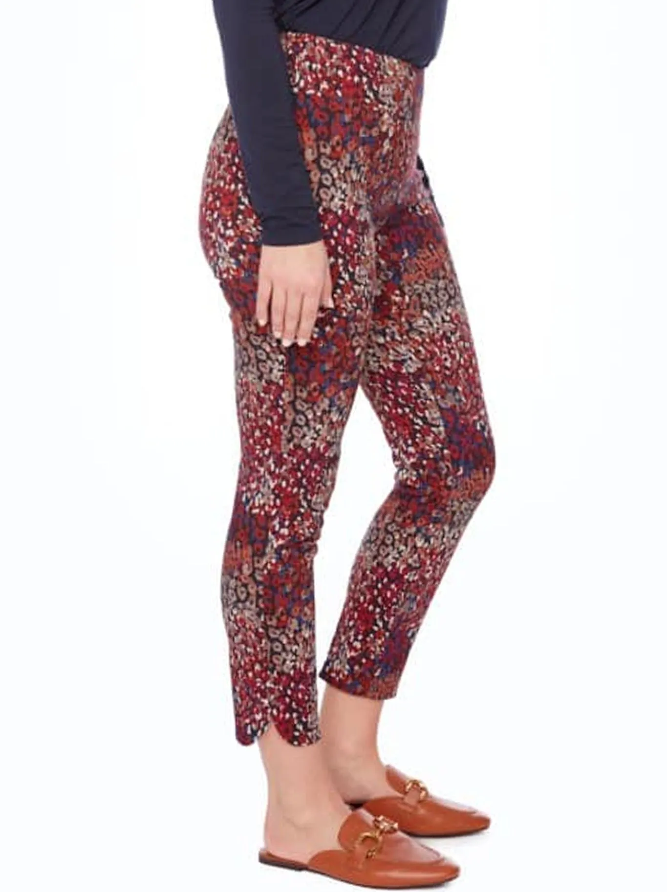 UP! 28" PETAL-SLIT TECHNO ANKLE PANT sold by ENNI product image thumbnail 2