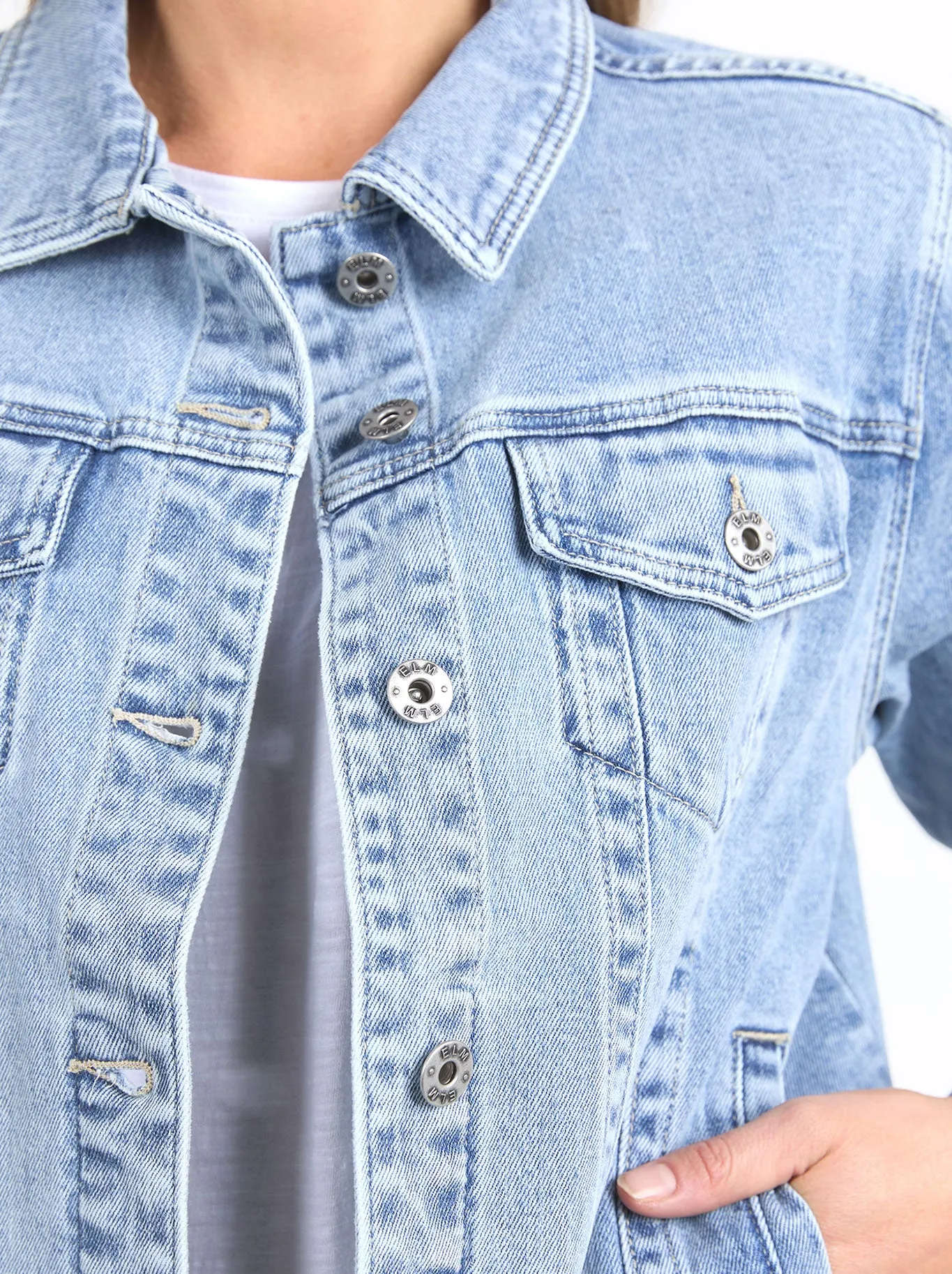 ELM BECCA DENIM JACKET sold by ENNI product image thumbnail 3