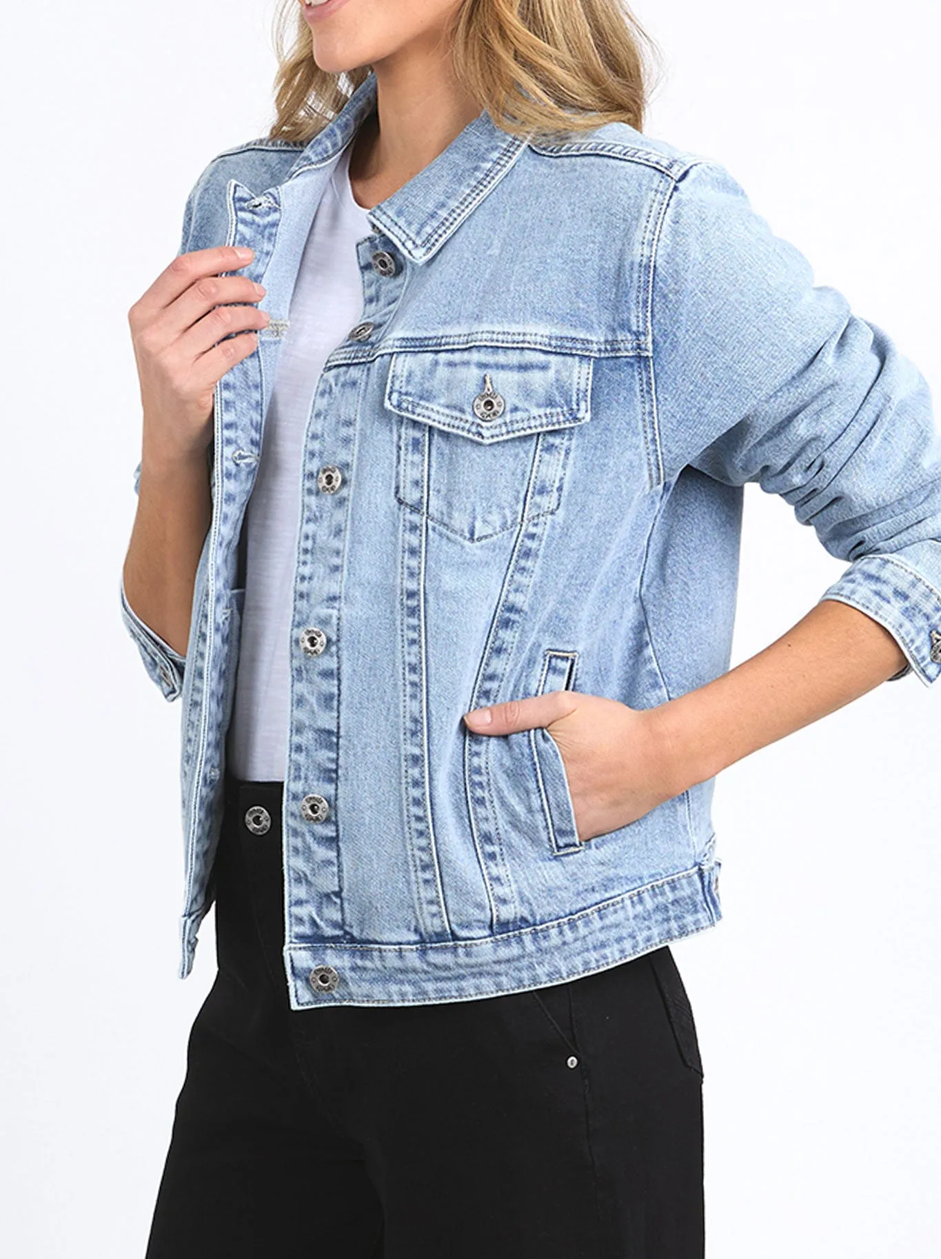 ELM BECCA DENIM JACKET sold by ENNI product image thumbnail 2