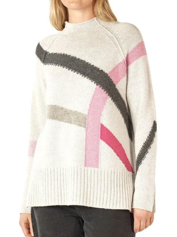 ZAKET & PLOVER ABSTRACT STRIPE KNIT sold by ENNI