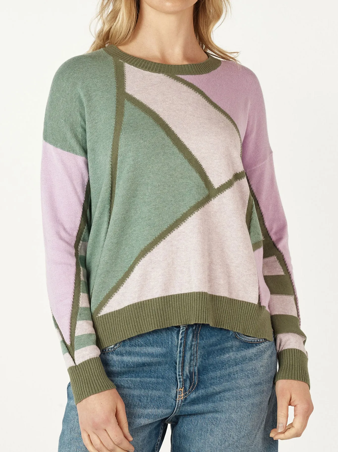 ZAKET & PLOVER ABSTRACT PATTERN KNIT sold by ENNI