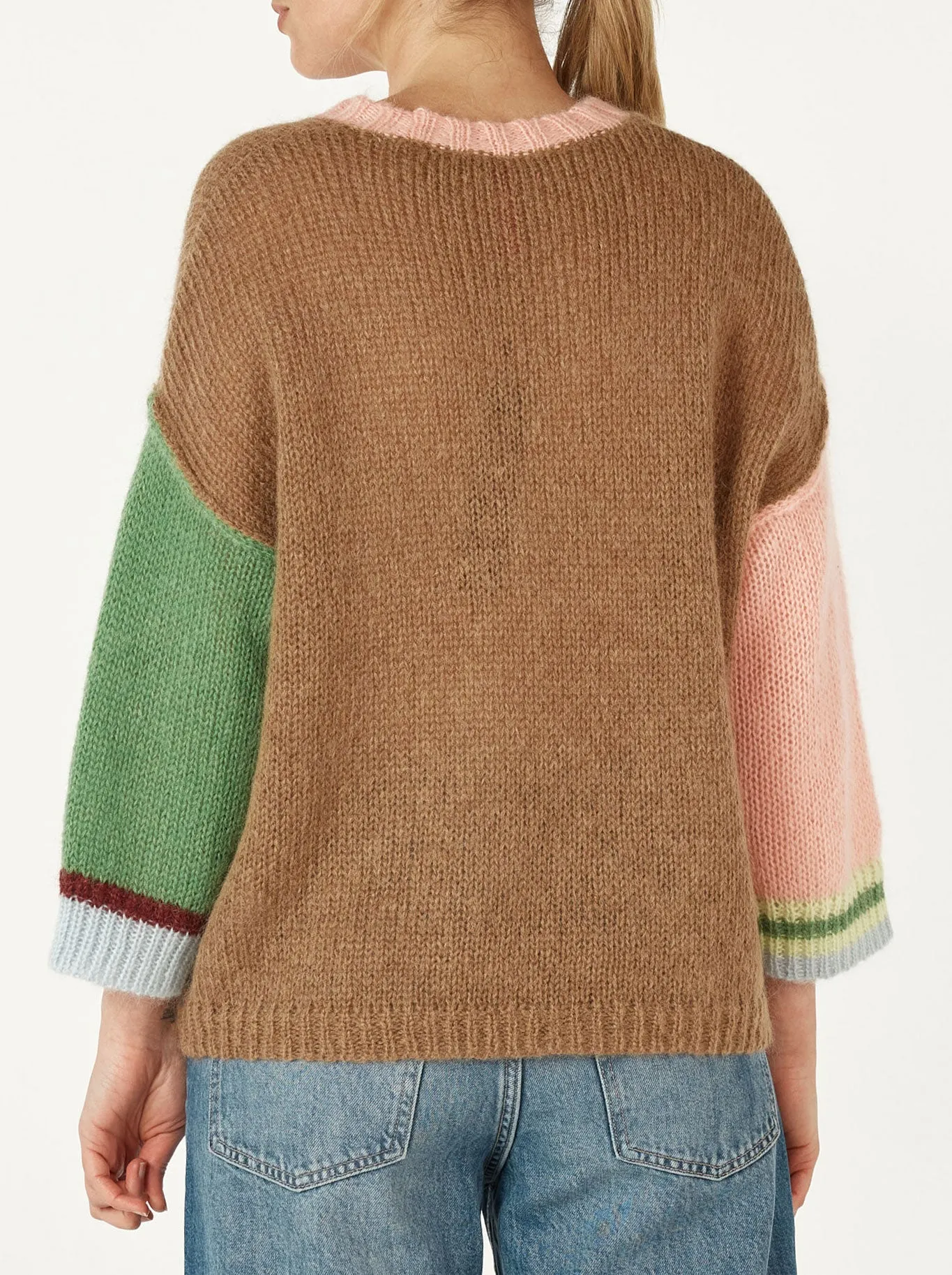 ZAKET & PLOVER MOHAIR COLOUR BLOCK KNIT sold by ENNI product image thumbnail 4