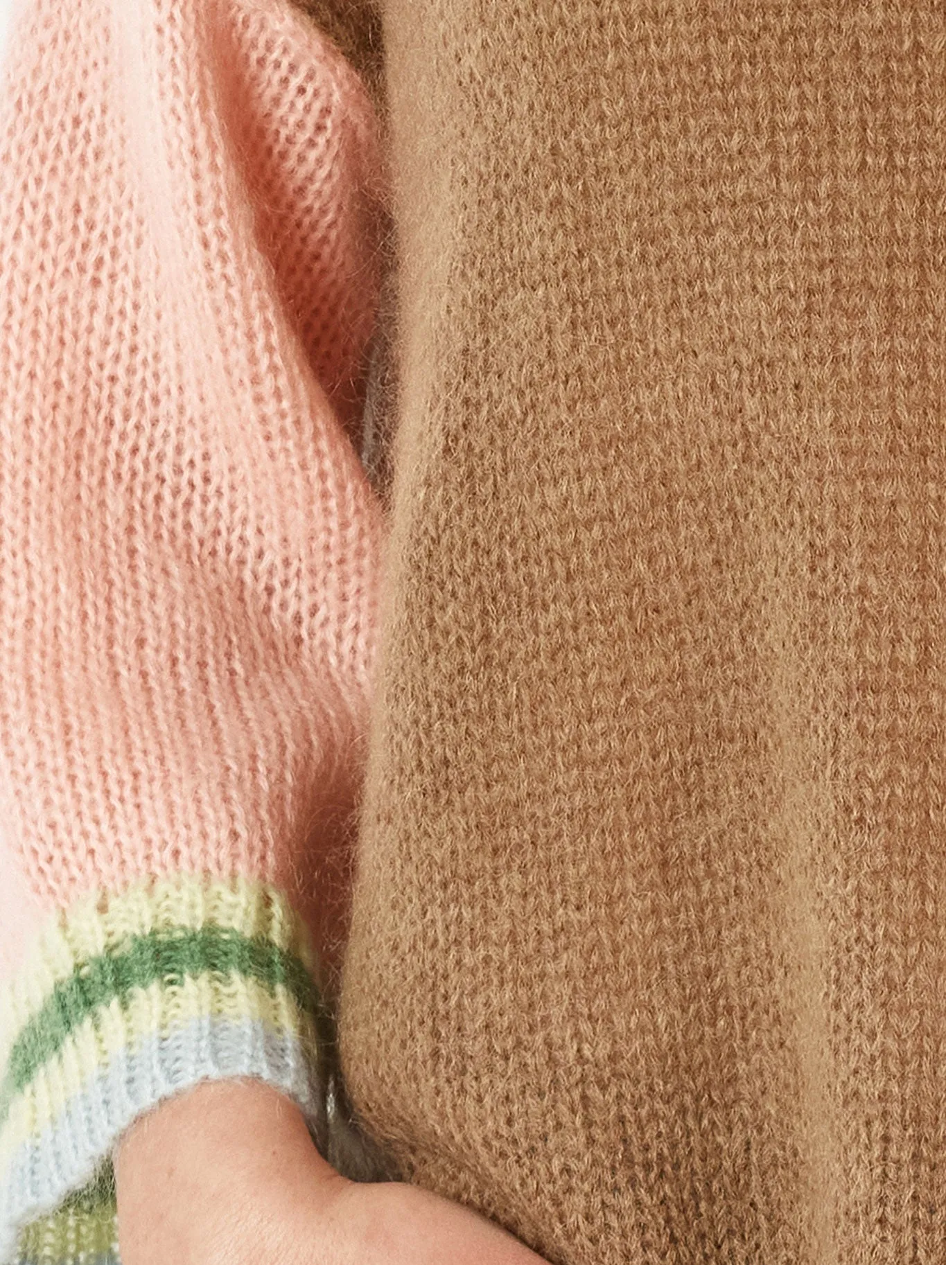 ZAKET & PLOVER MOHAIR COLOUR BLOCK KNIT sold by ENNI product image thumbnail 3