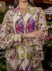 CIRCULAR BY M.A DAINTY JIGSAW SILK SHIRT sold by ENNI