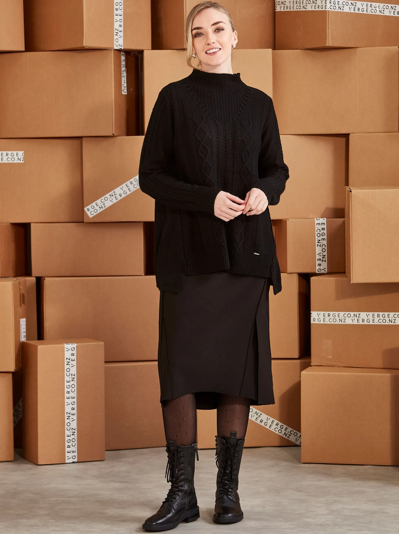 VERGE SLICK SKIRT sold by ENNI product image thumbnail 3