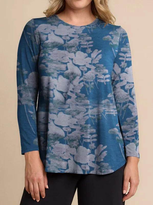 TANI PRINT CARA LONG SLEEVE TOP sold by ENNI