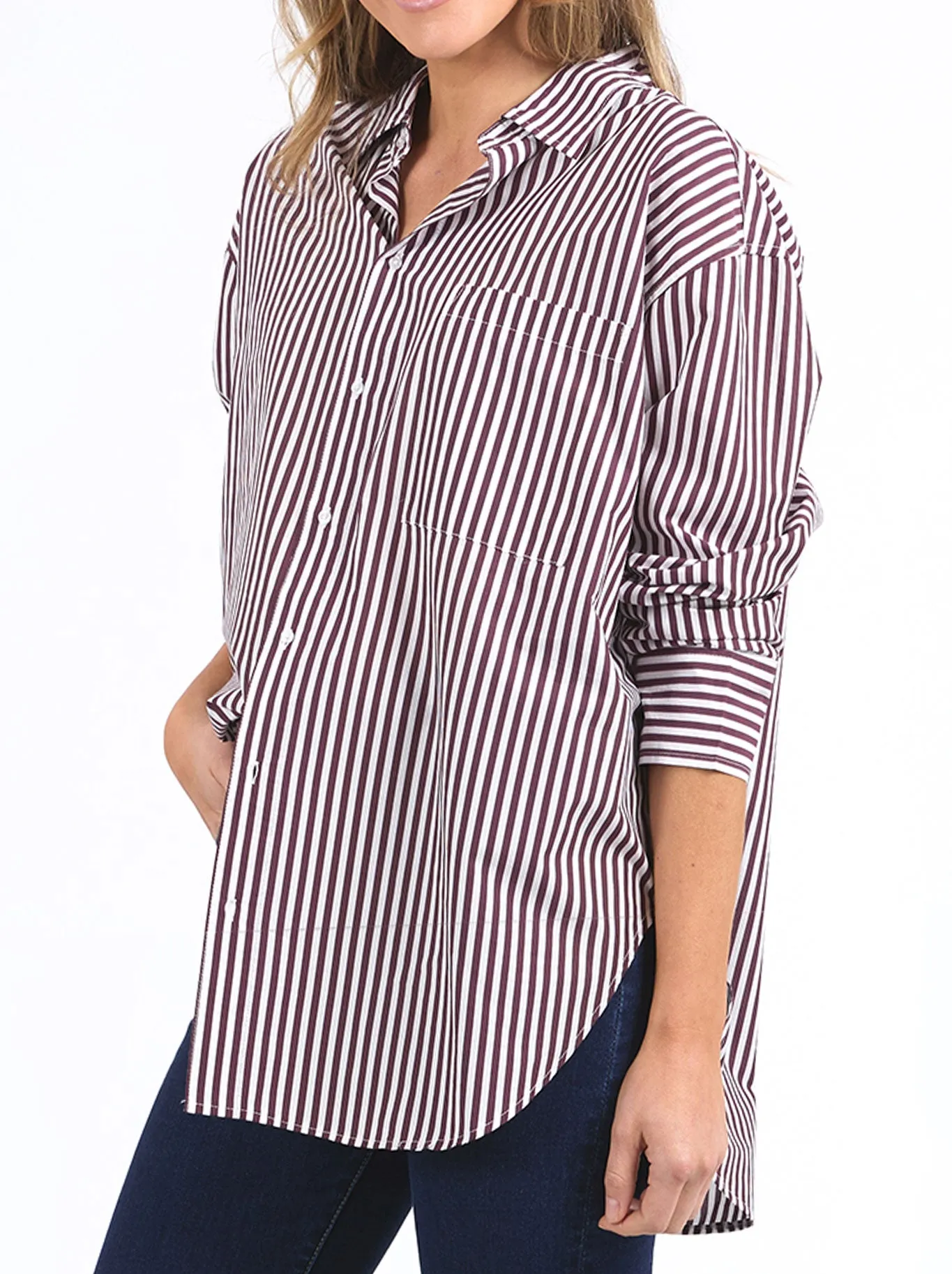 ELM LILA STRIPE SHIRT sold by ENNI product image thumbnail 2