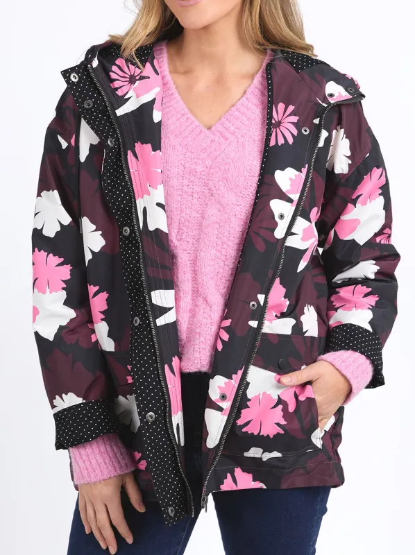 ELM HADLEY FLORAL RAINCOAT sold by ENNI