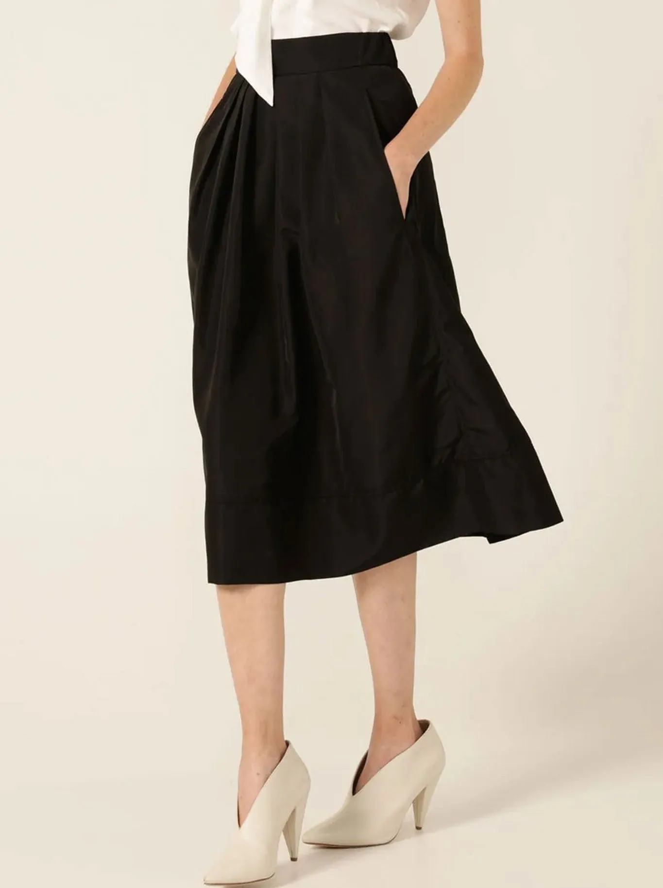 SACHA DRAKE PLEATED A LINE SKIRT sold by ENNI product image thumbnail 2