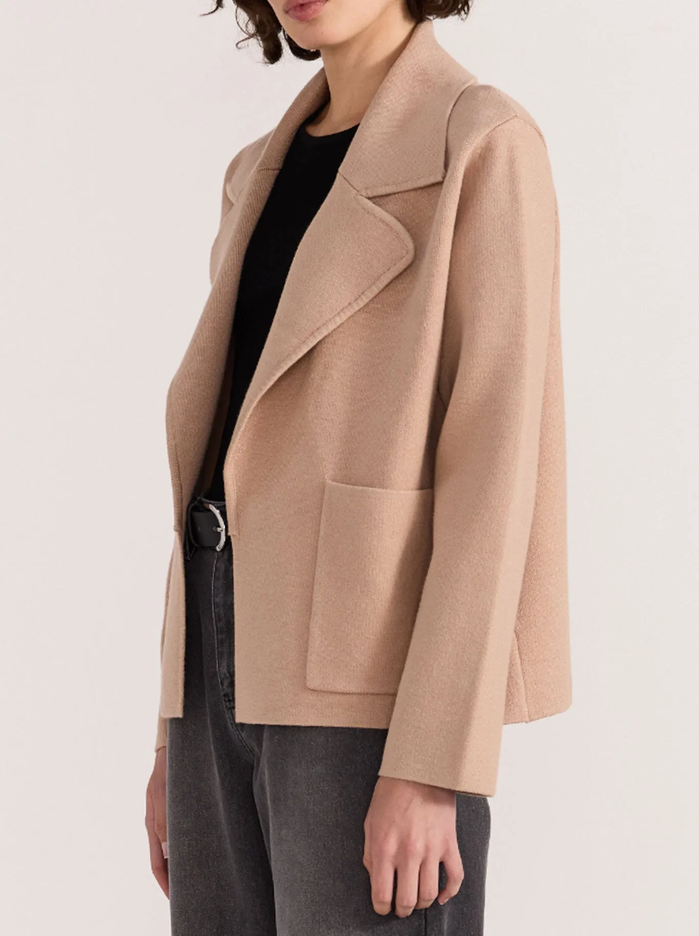STAPLE THE LABEL AIDEN CROPPED COATIGAN sold by ENNI product image thumbnail 2