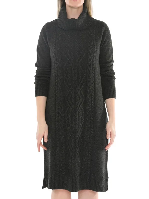 JUMP CABLE DETAILED KNIT DRESS sold by ENNI