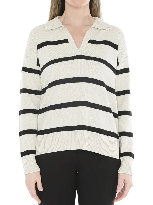 JUMP STRIPE COLLAR KNIT sold by ENNI