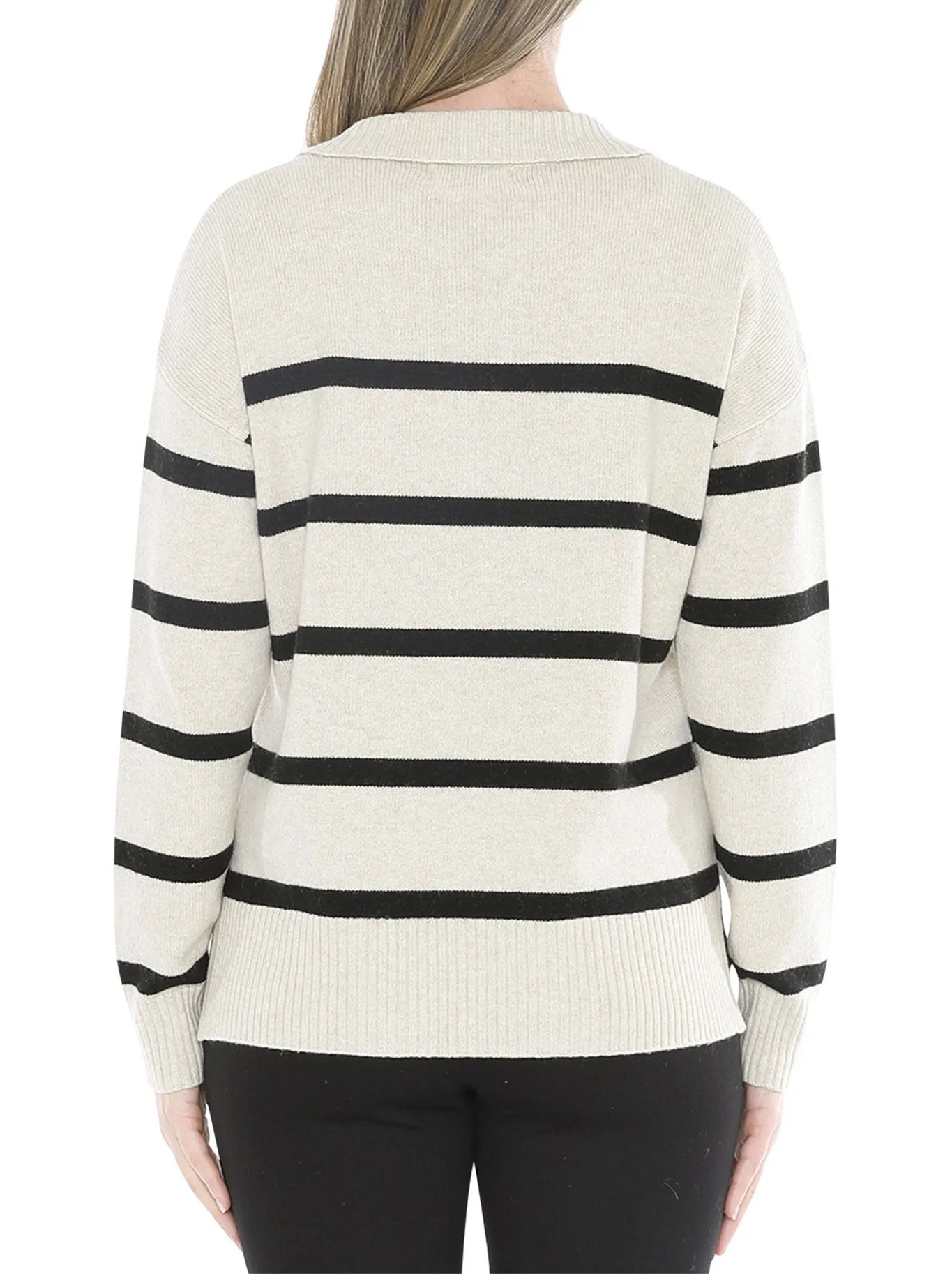 JUMP STRIPE COLLAR KNIT sold by ENNI product image thumbnail 3