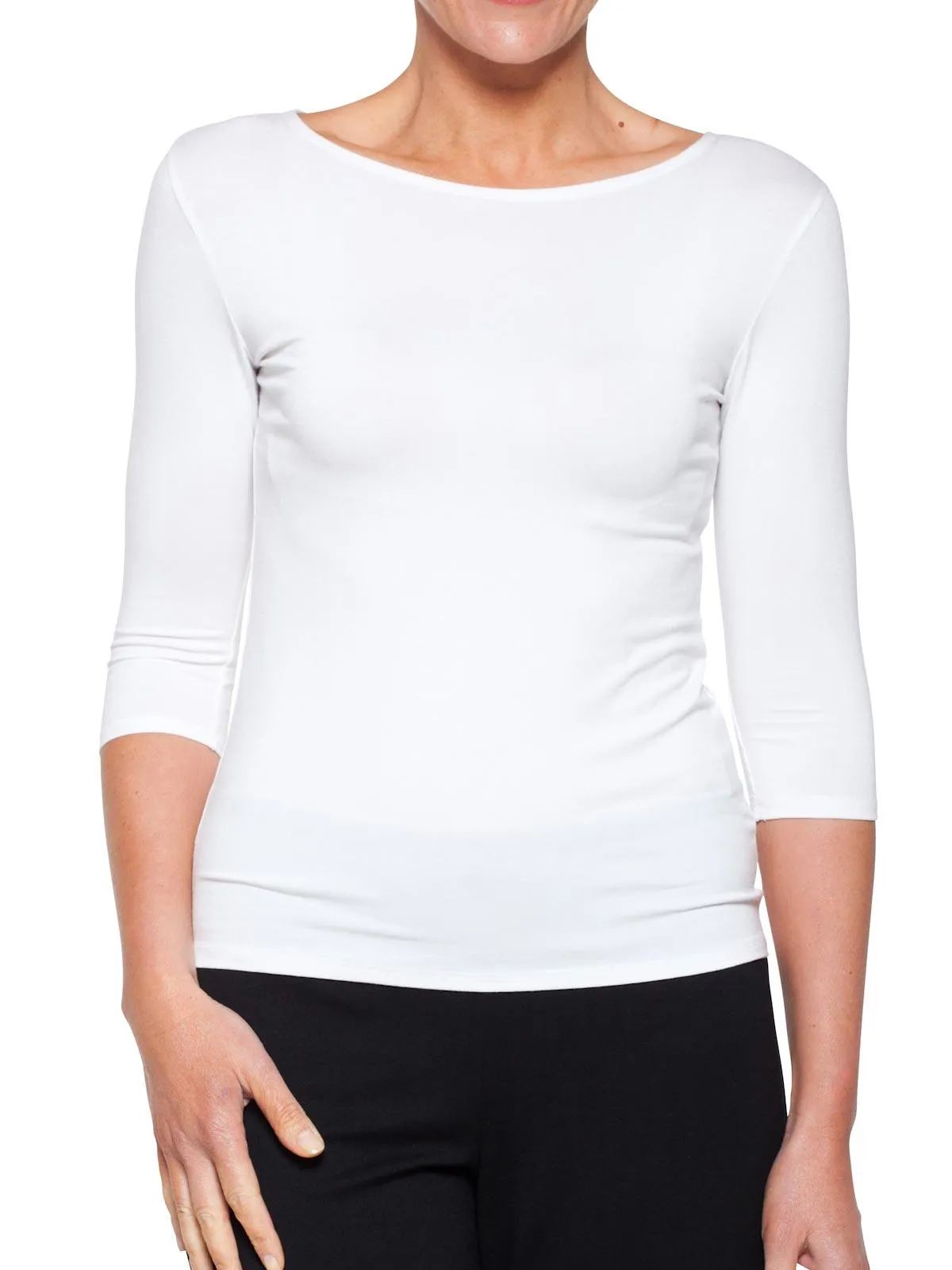 MELA PURDIE BOAT NECK TOP sold by ENNI product image thumbnail 3