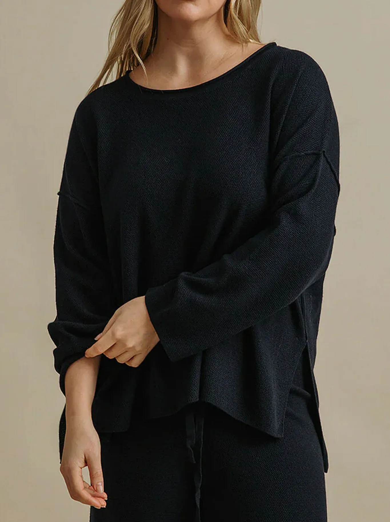 TALAMAYA WINTER RETREAT MERINO COTTON PULLOVER sold by ENNI product image thumbnail 5