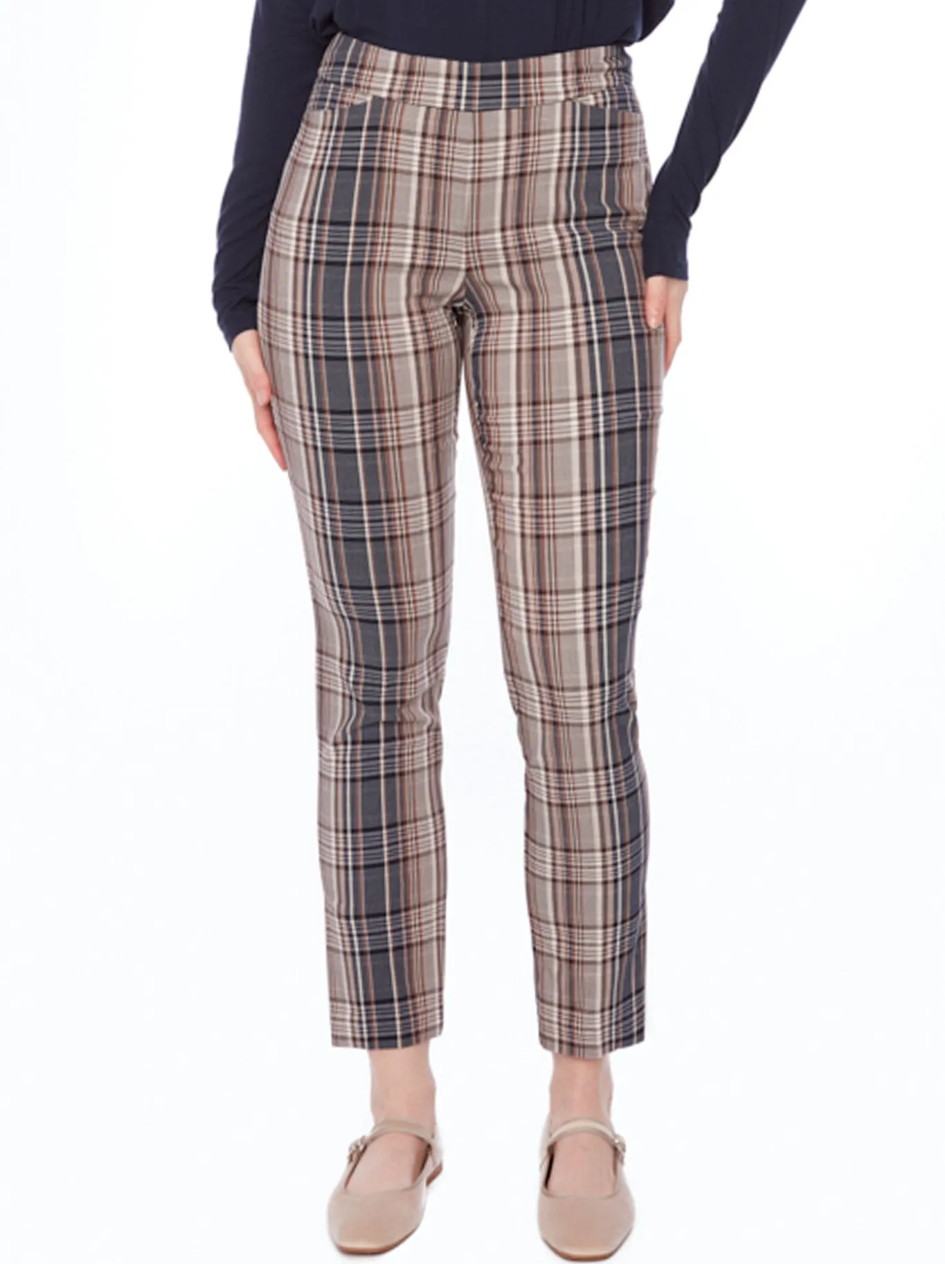 UP! WATERFORD PLAID TECHNO FULL-LENGTH PANT sold by ENNI