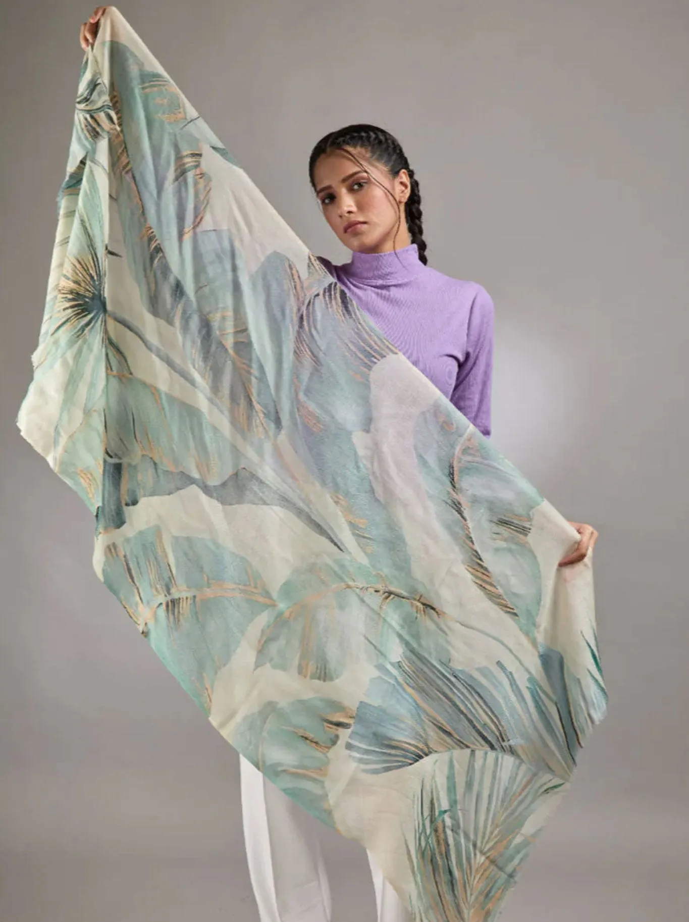 THE SCARF COMPANY SHIMMER MERINO WOOL SCARF sold by ENNI product image thumbnail 3