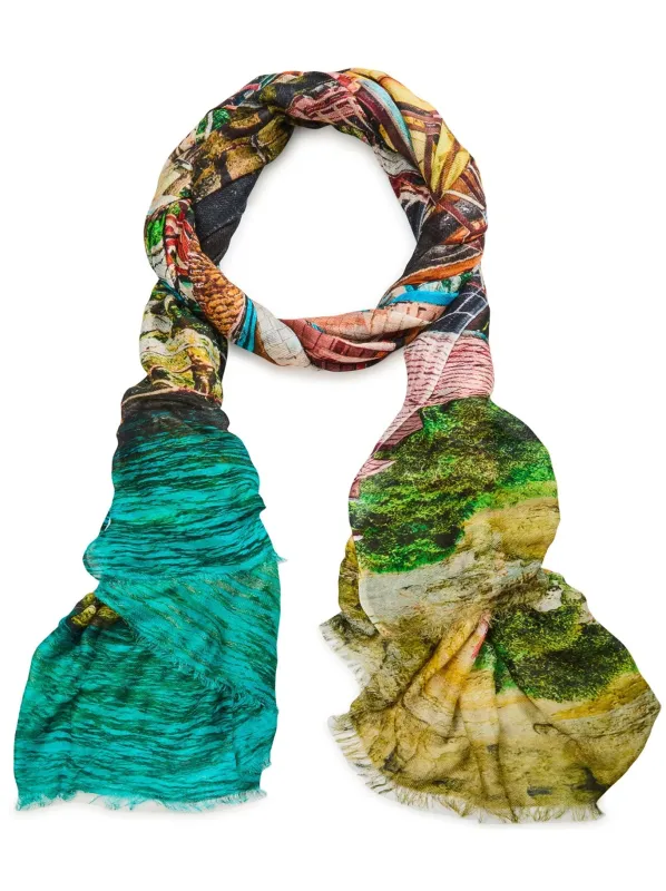 THE SCARF COMPANY AZURE OASIS LUXE SCARF sold by ENNI
