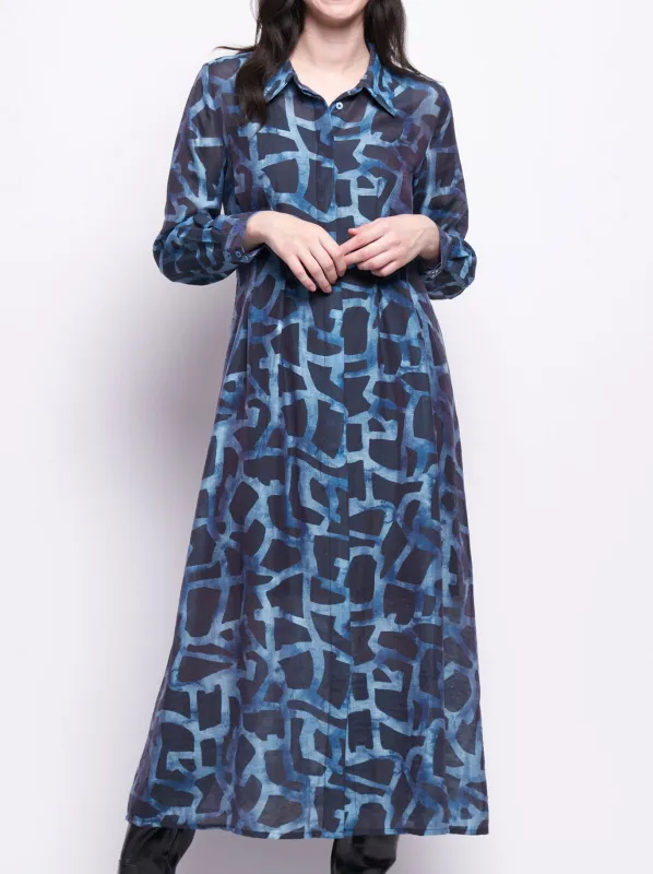 FOIL MASTERPLAN DRESS sold by ENNI