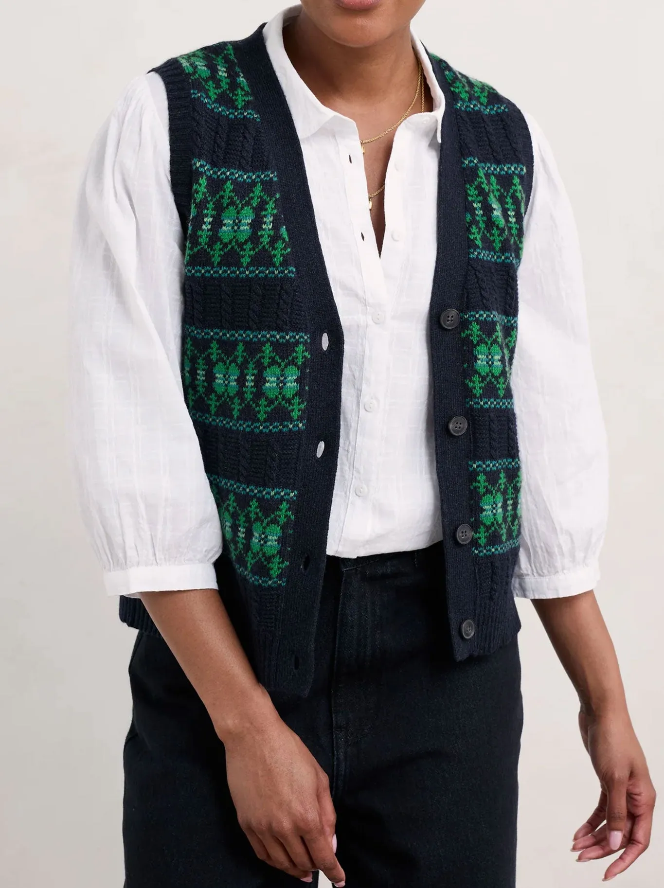 SEASALT PARTRIDGE WAISTCOAT VEST sold by ENNI